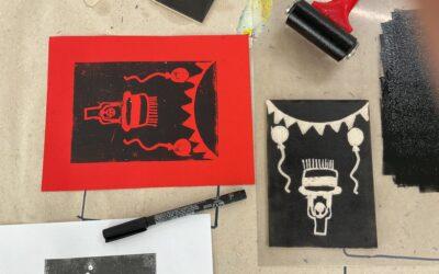 Winterferienworkshop Malen, Zeichnen und Drucken